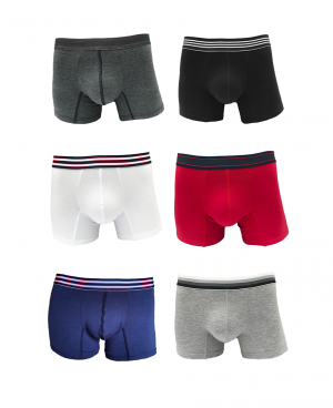Boxer Hombre Algodon x6