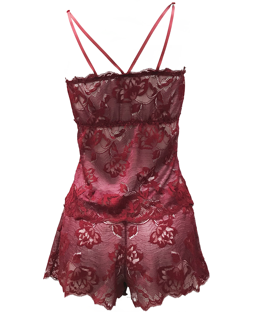 BabyDoll Tiffany Vinotinto - Imagen 2