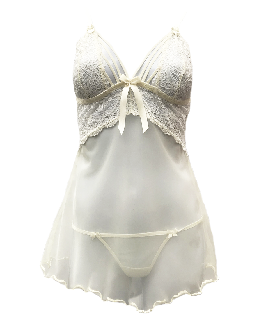 BabyDoll Cristal Marfil