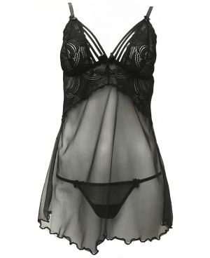 BabyDoll Cristal Negro