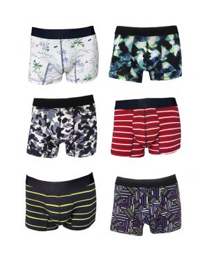 Boxer Estampado Hombre Algodon x6